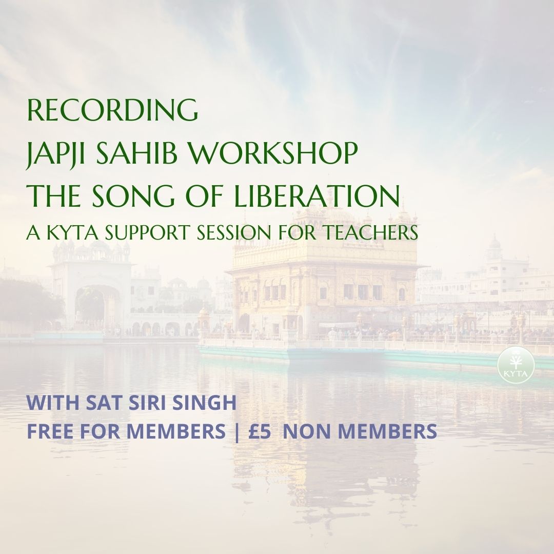 Japji Sahib Workshop The Song of Liberation
